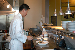 TERRACOTTA RED MODERN ASIAN BISTRO